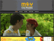 Tablet Screenshot of meyproducciones.com